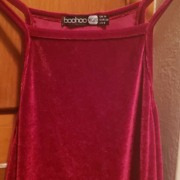 Velvet mini dress - Picture 4 of 5